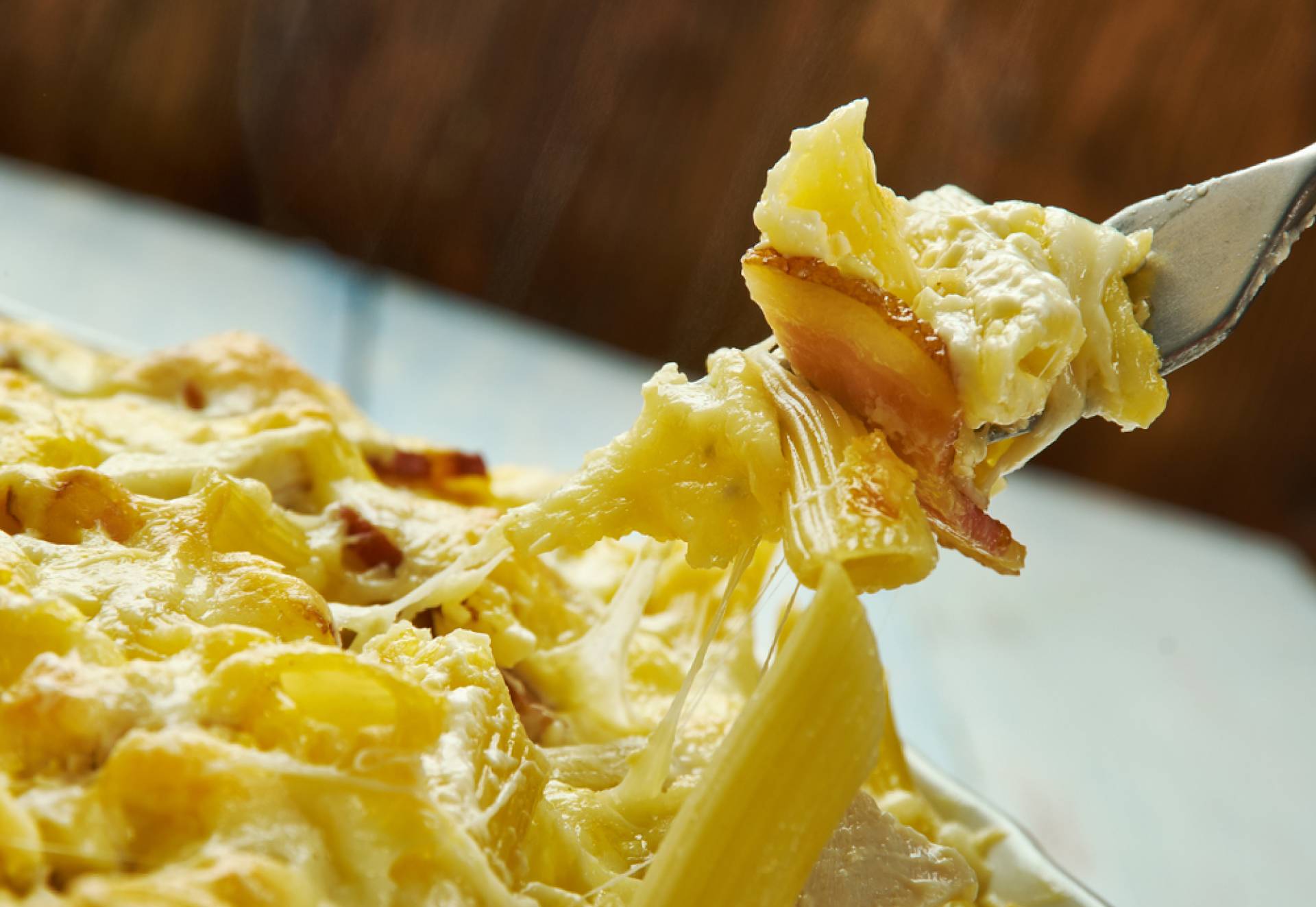 Chicken Bacon Ranch Pasta Bake - Five Eggs