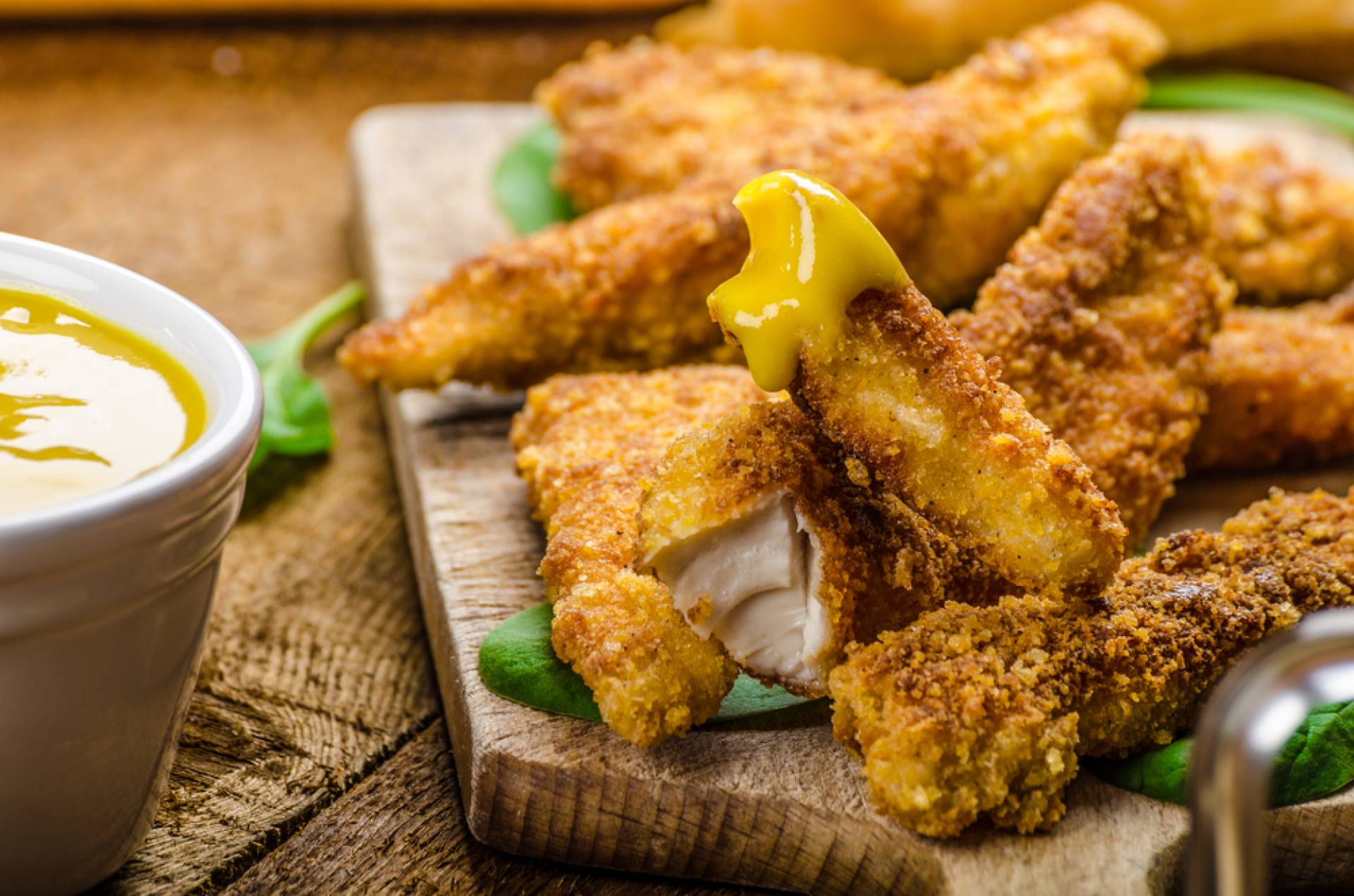 Whole30 Potato Chip Crusted Chicken Tenders