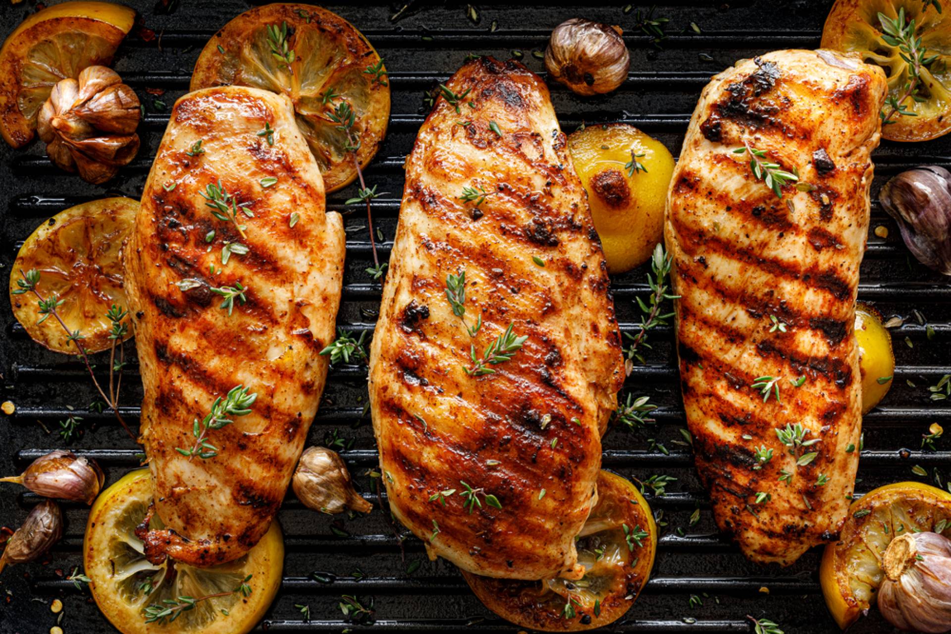 Whole30 Grilled Citrus Spiced Chicken with Side Salad