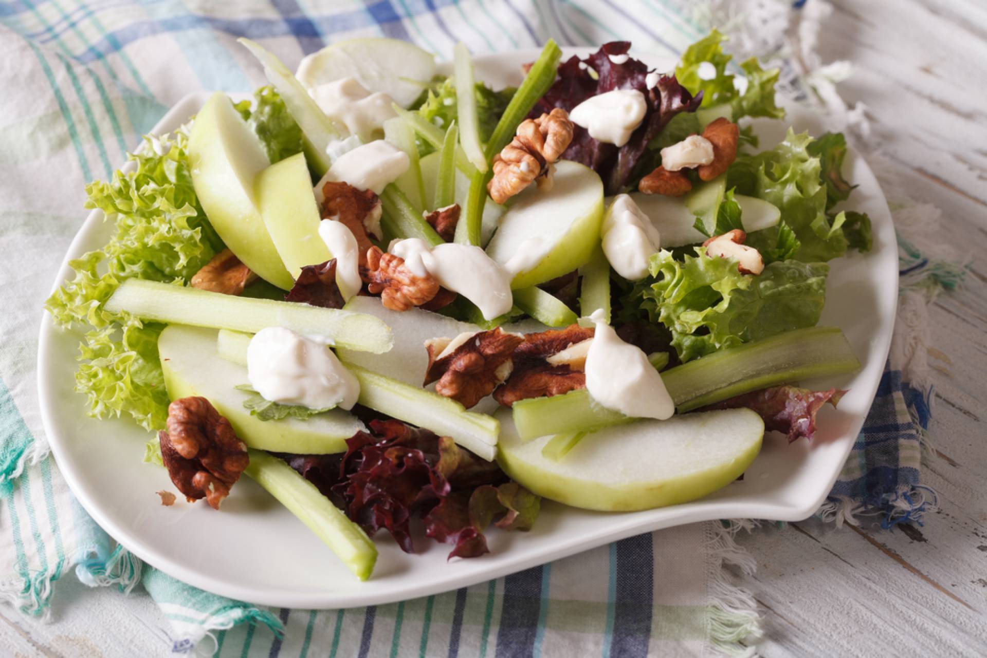 Waldorf Salad with Grilled Chicken