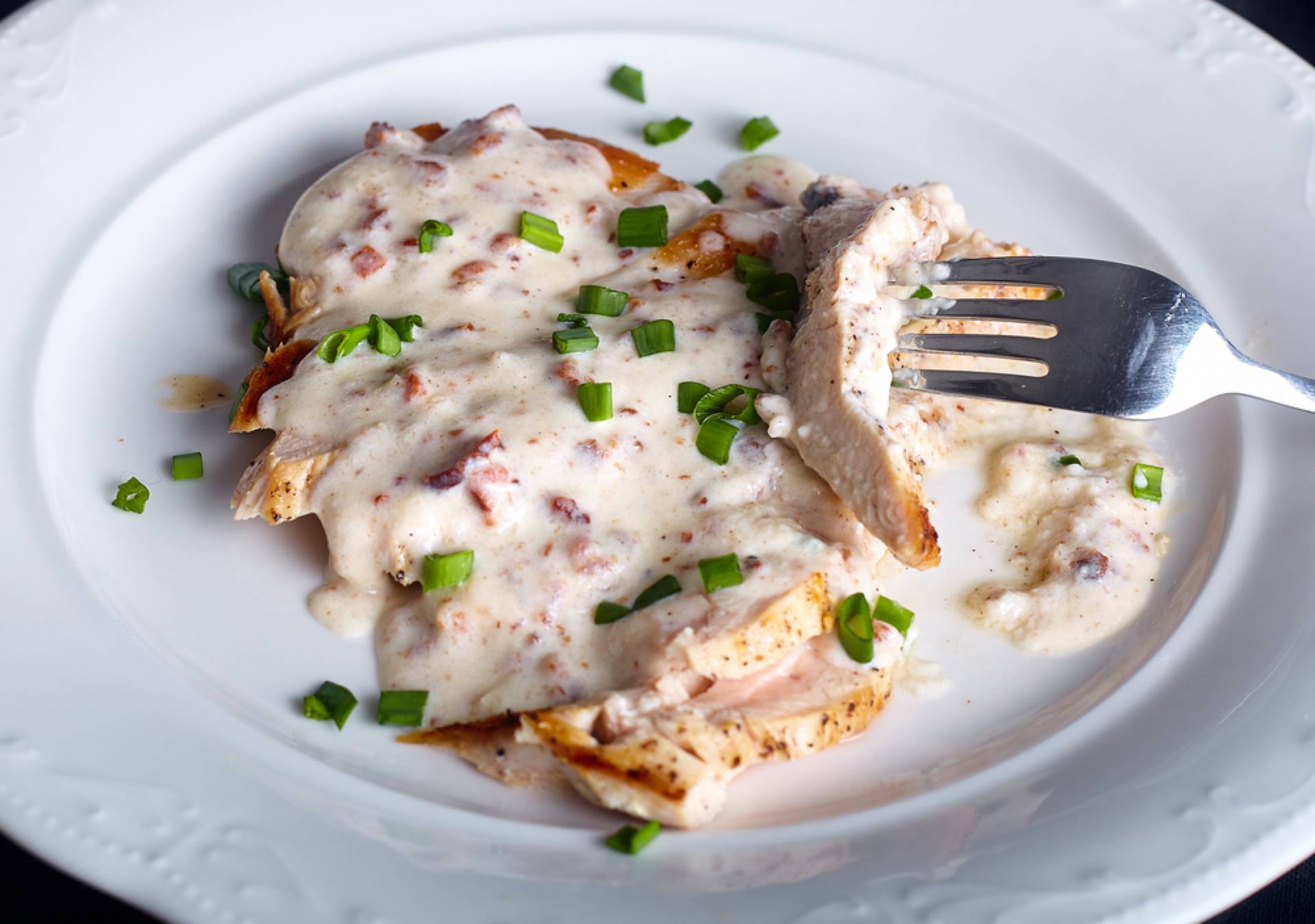 Whole30 Grilled Chicken with Summer Chowder Sauce
