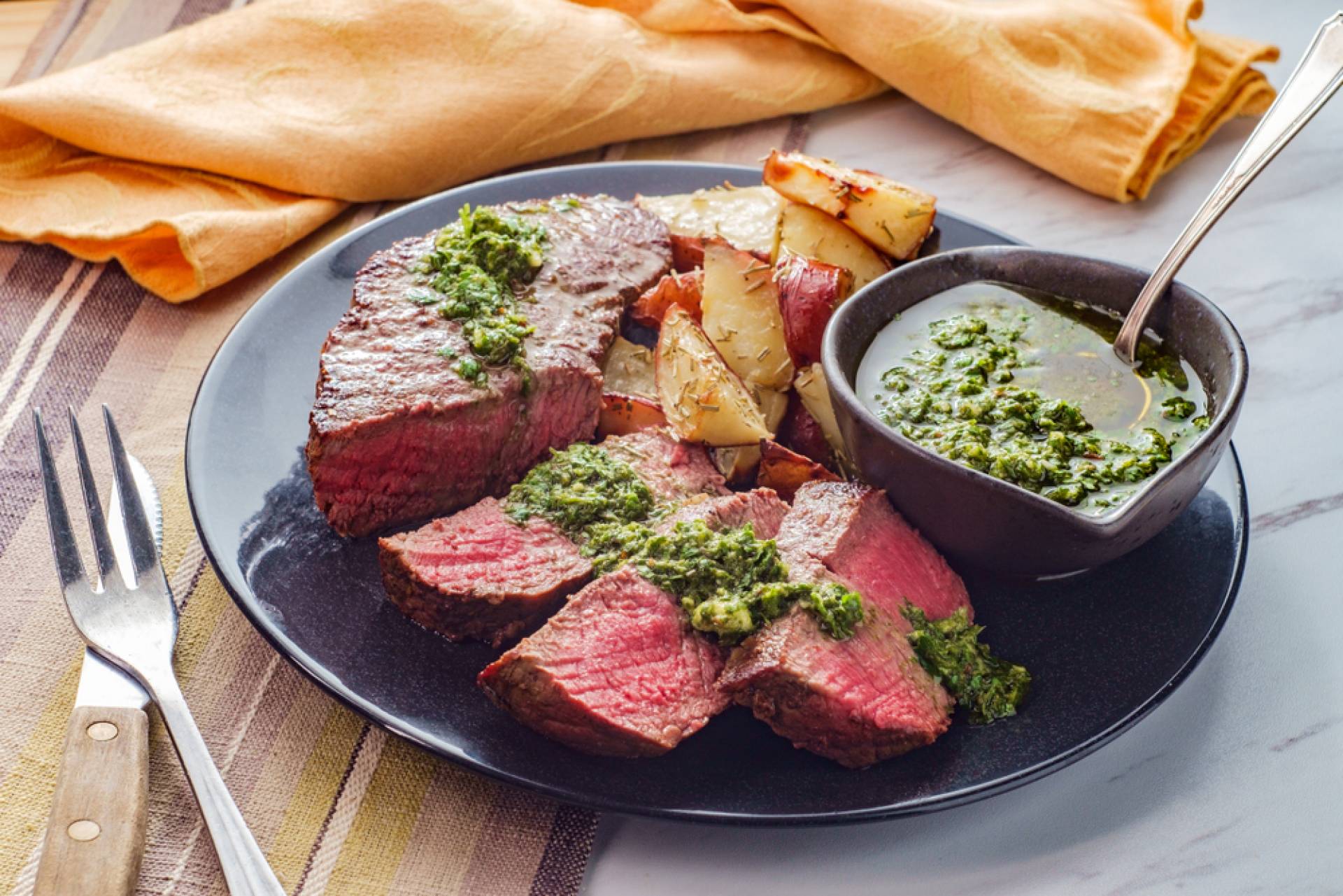 Grilled TriTip with Chimichurri