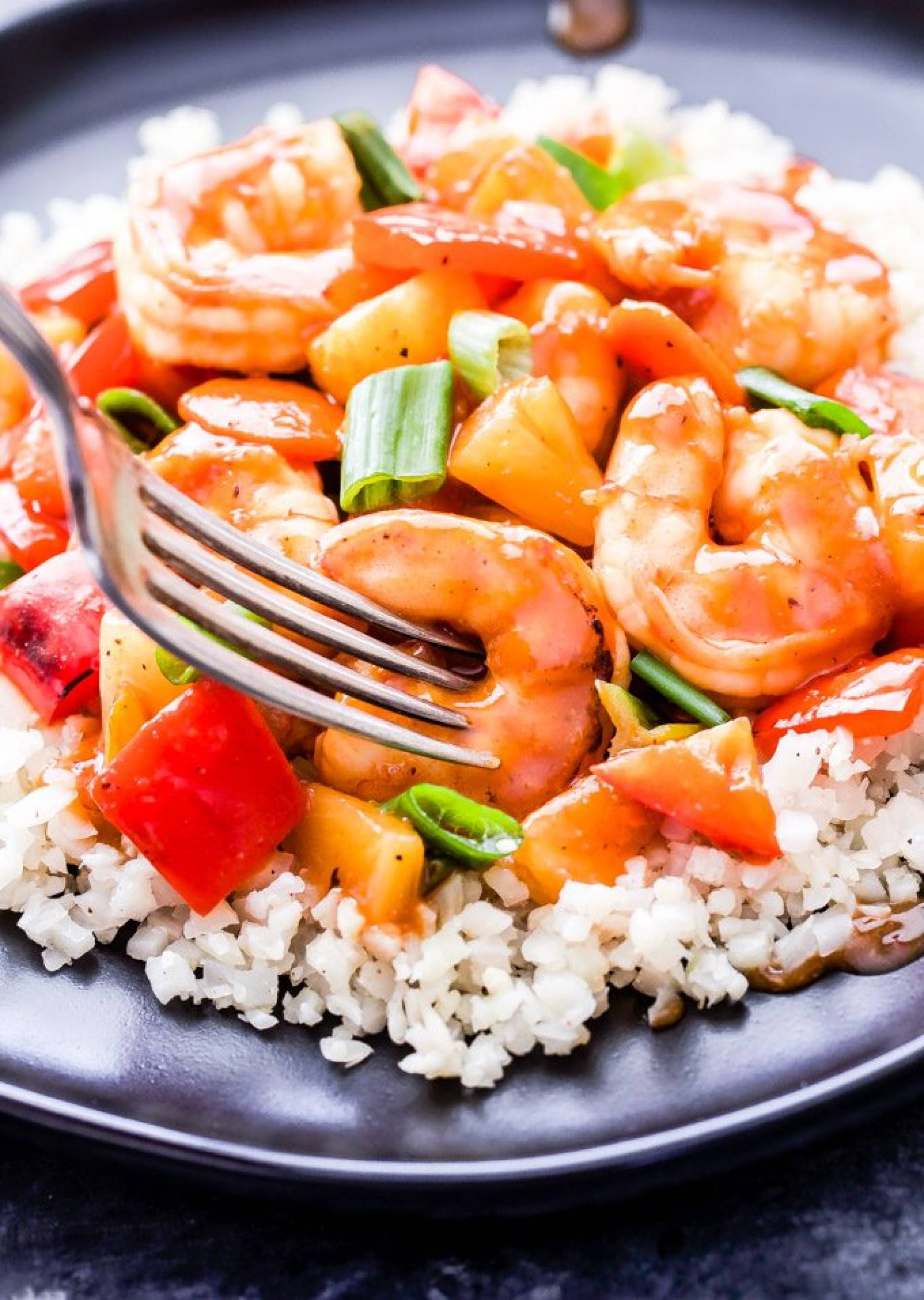 Whole30 Sweet and Sour Shrimp