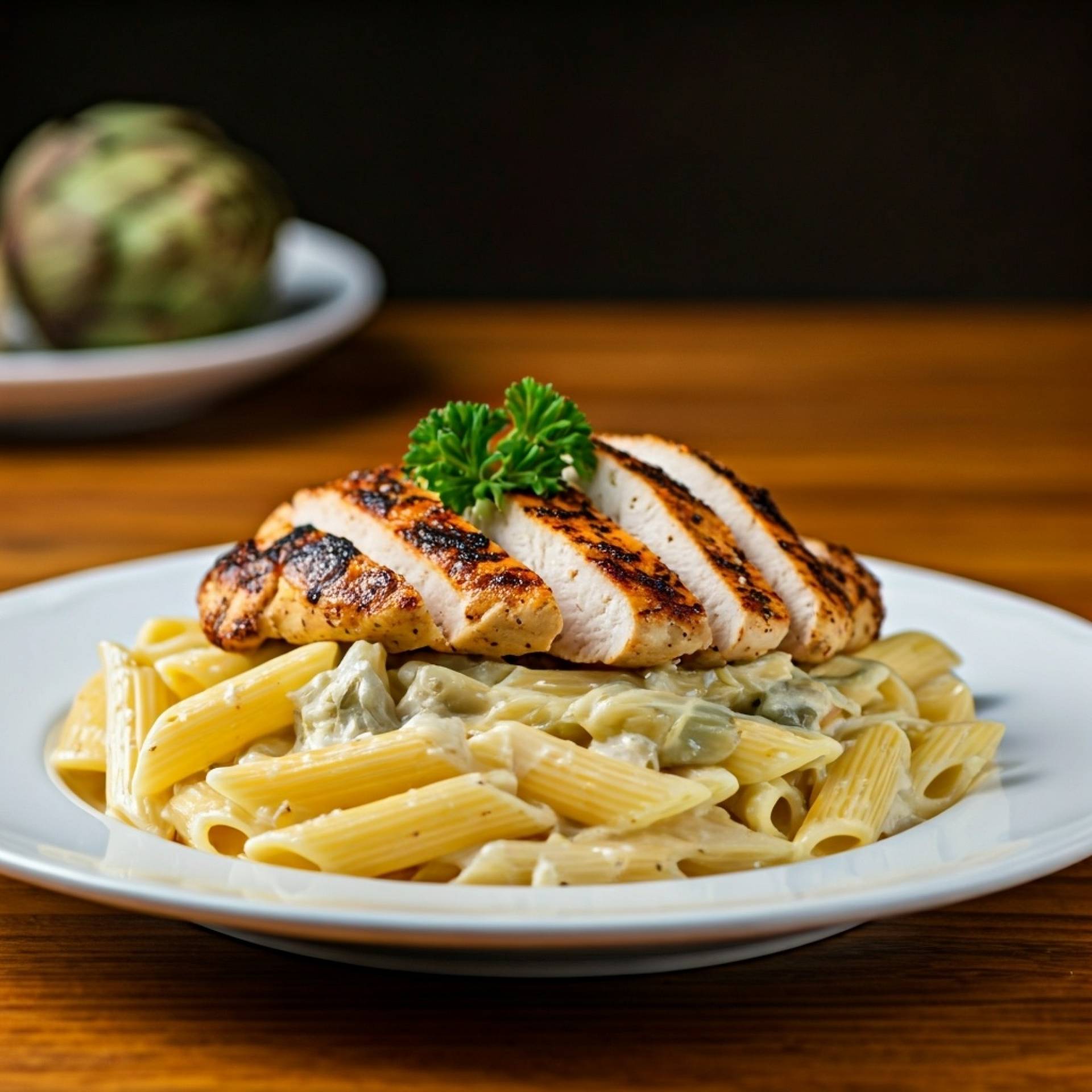 Spinach Artichoke Chicken Pasta