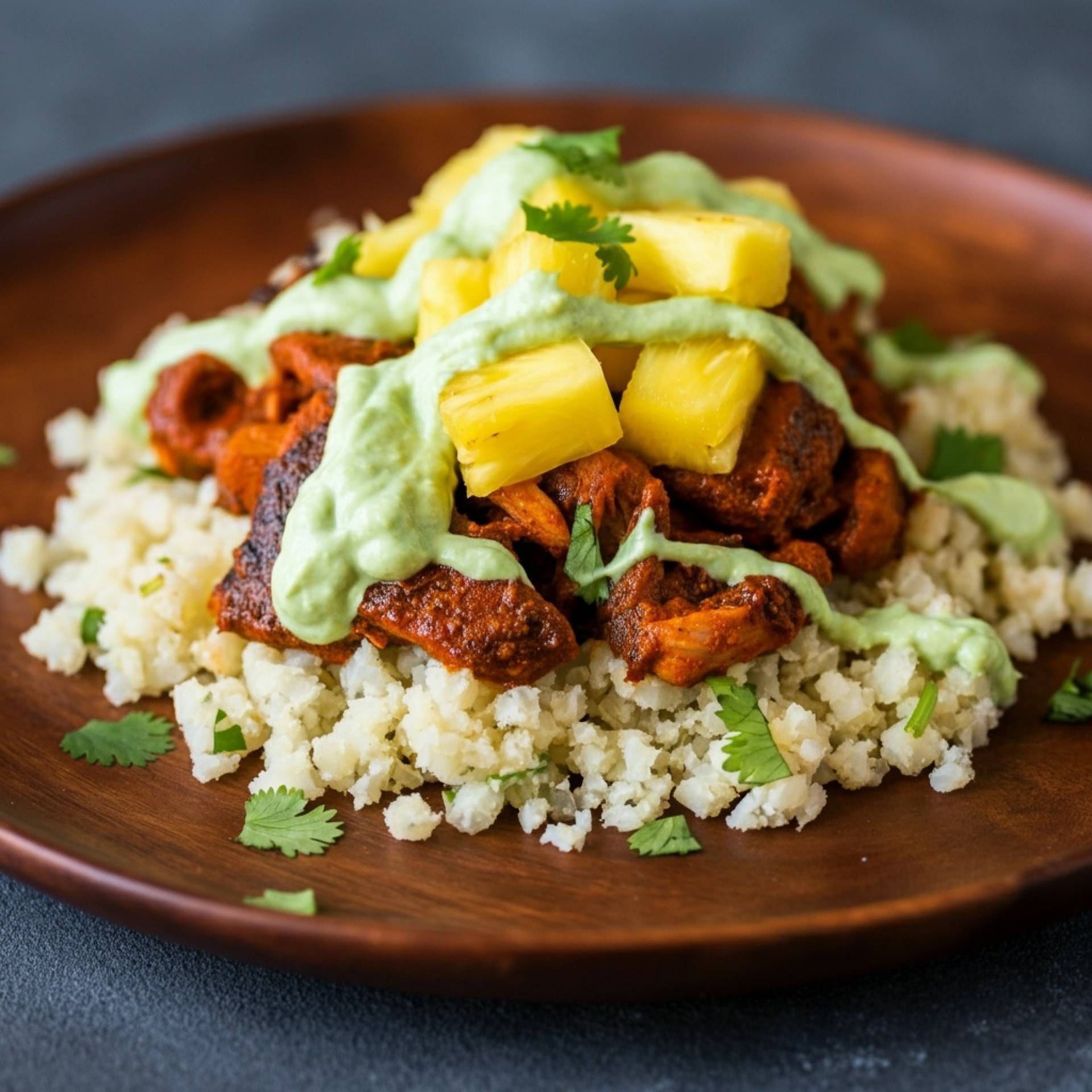 Whole30 Al Pastor Pork Street Taco Bowl