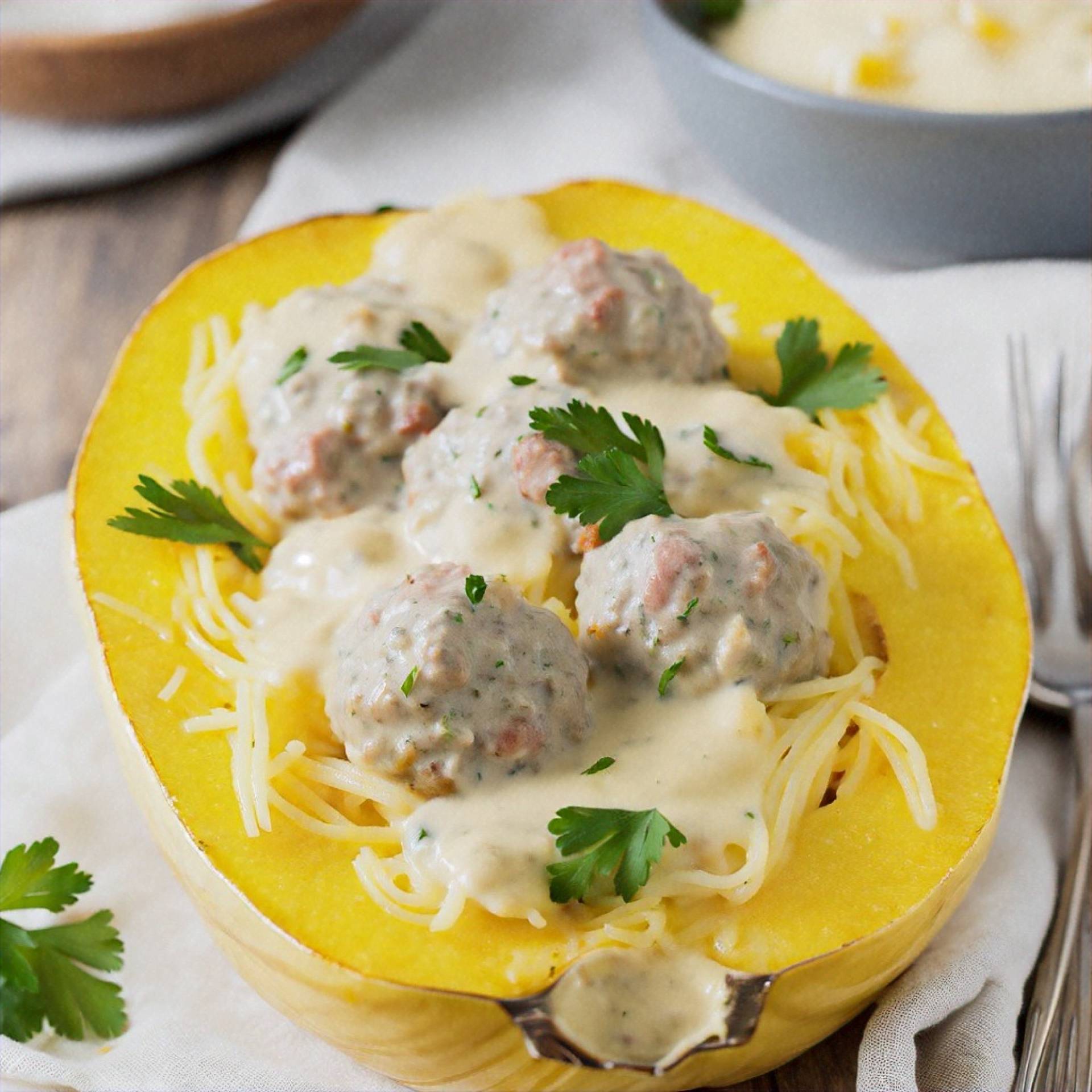 Whole30 Meatballs with Creamy \