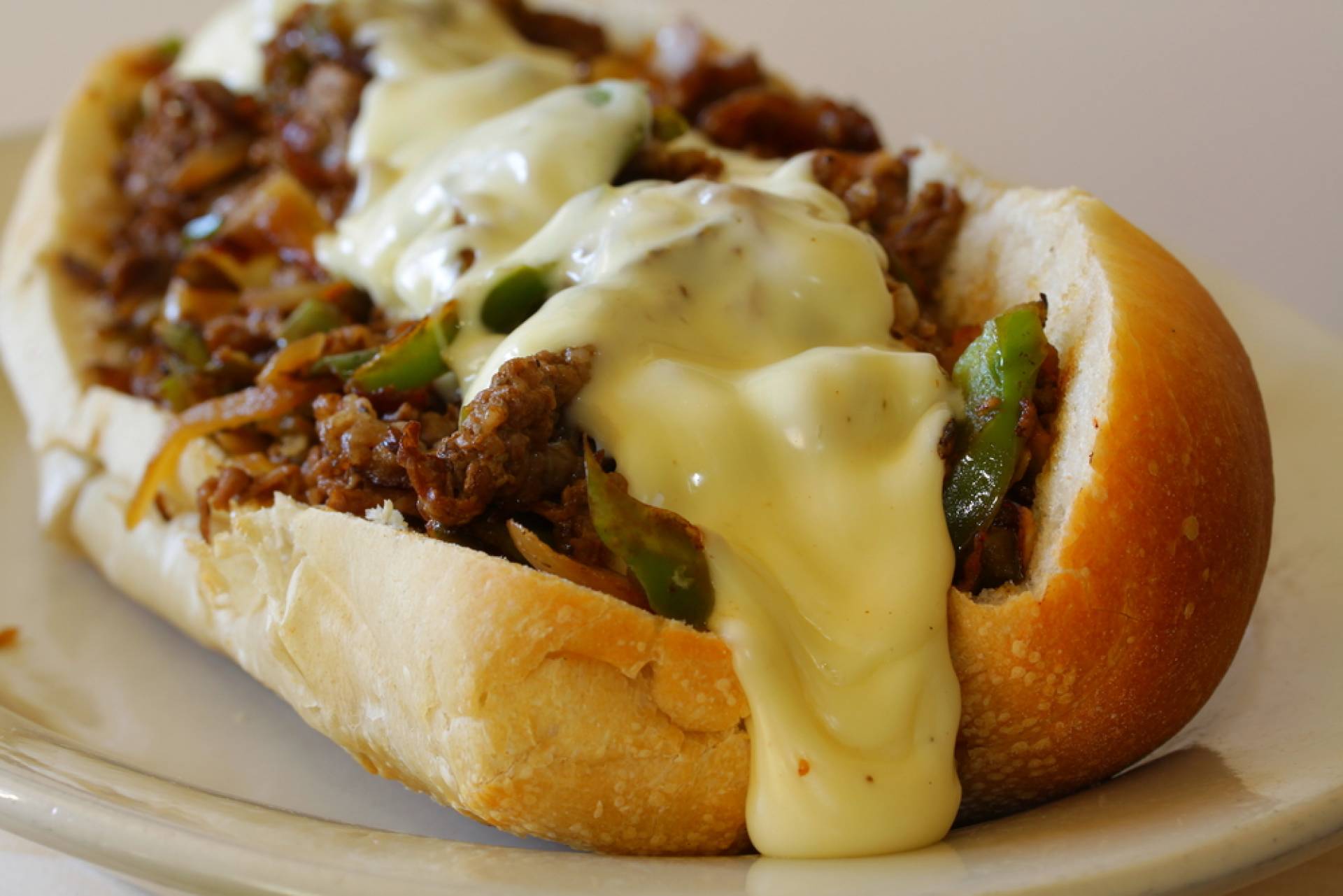 Philly Cheesesteak with Shoestring Fries