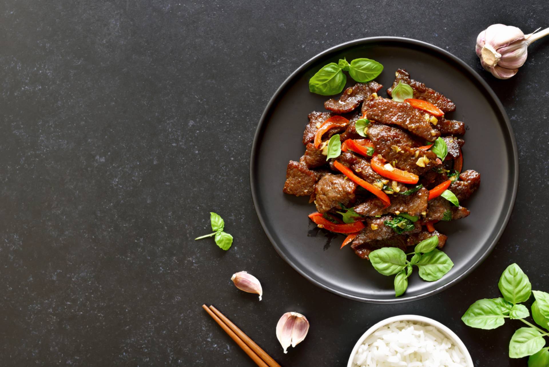 Asian Sweet Chili Steak & Vegetable Rice Bowl