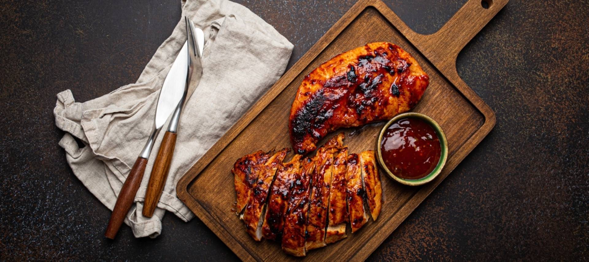 Whole30 BBQ Chicken Breast with Potato Wedges