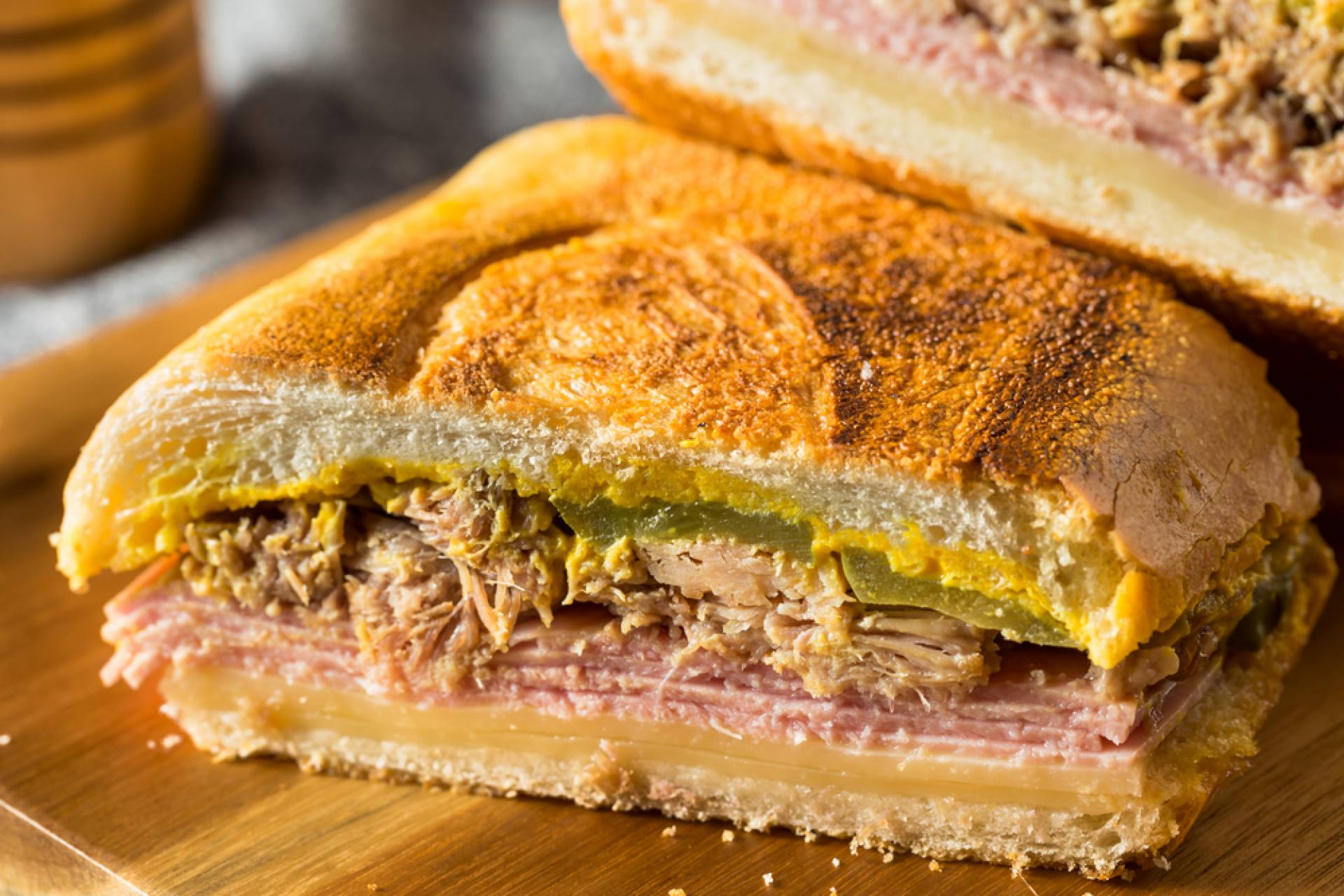 Cuban Sandwich & Spiced Black Bean Soup