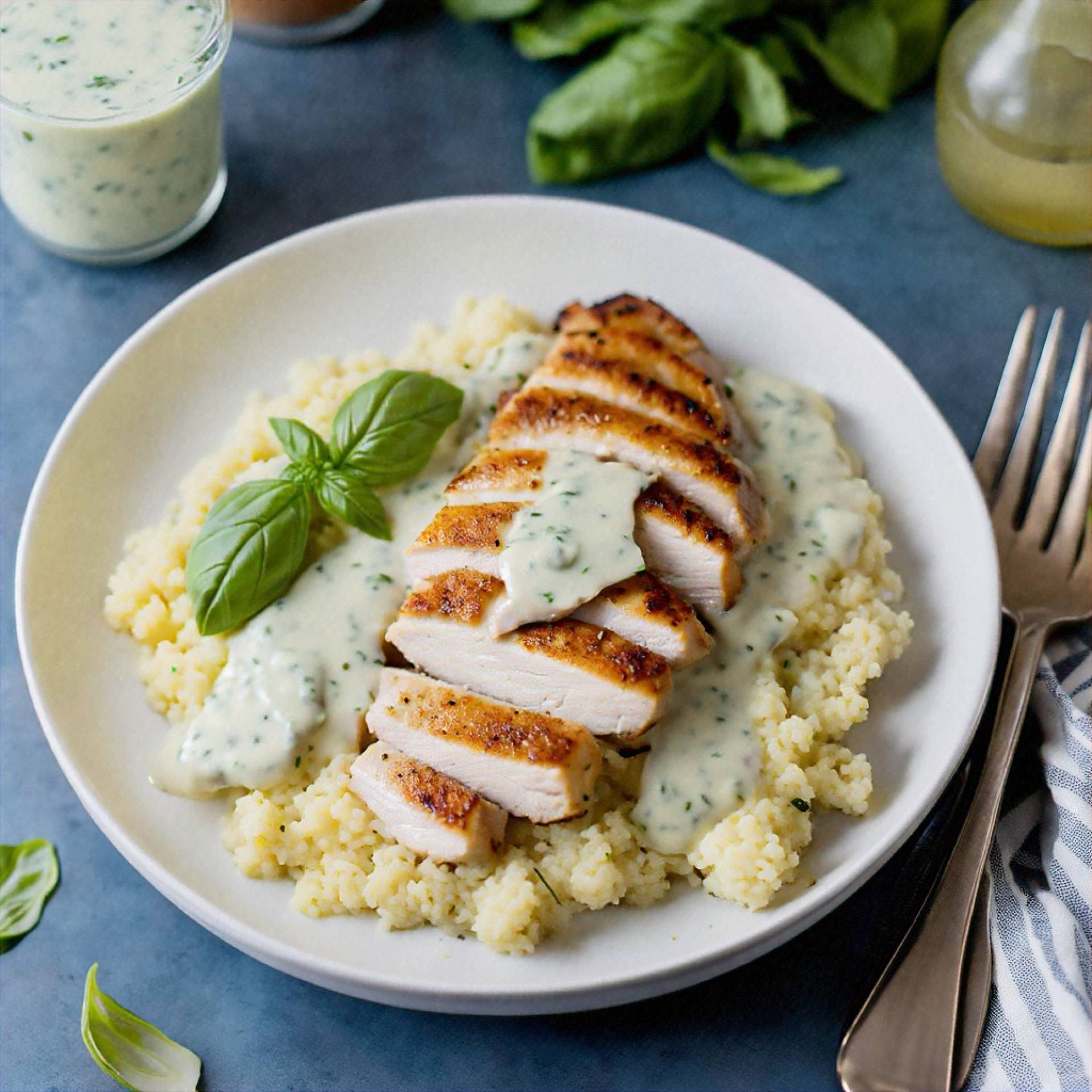 Whole30 Cajun Seared Chicken with \