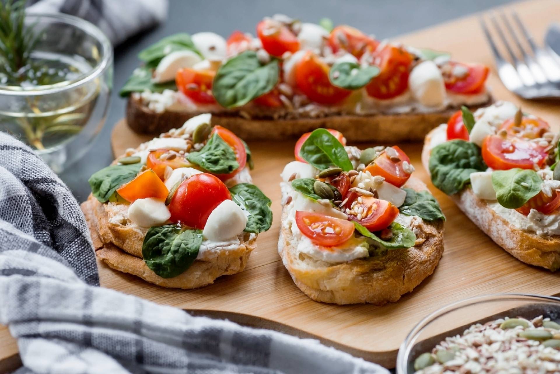 Fresh Summer Tomato Bruschetta