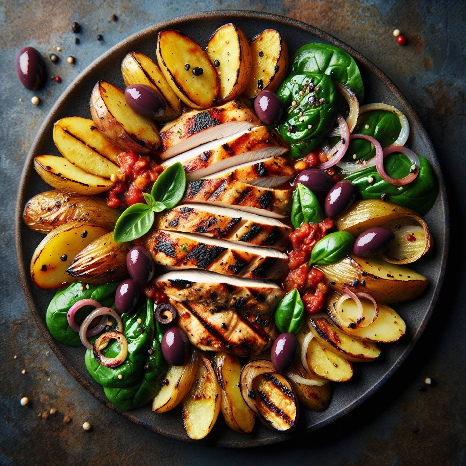 Whole30 Chicken with Mediterranean Potatoes