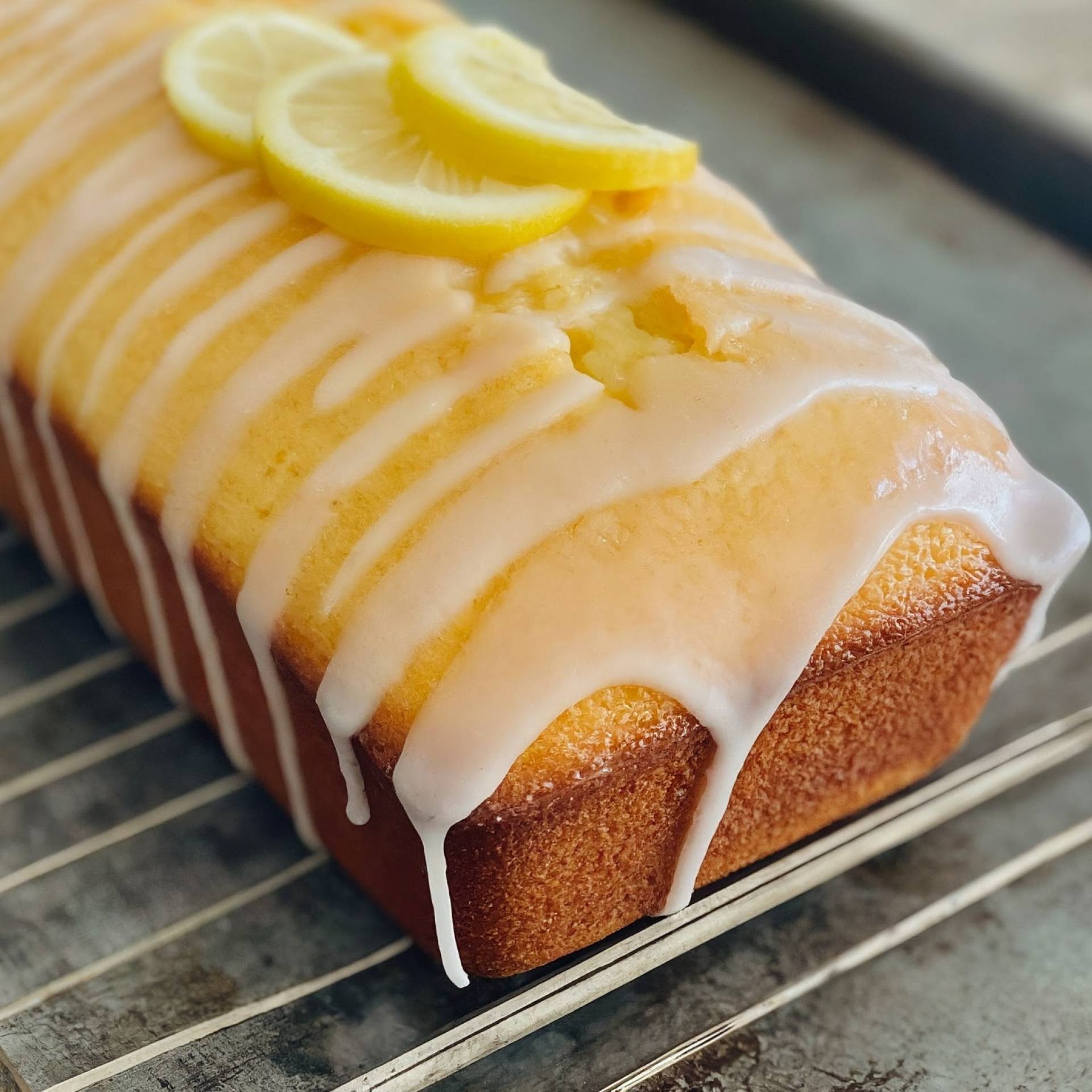 Lemon Bread with Glaze