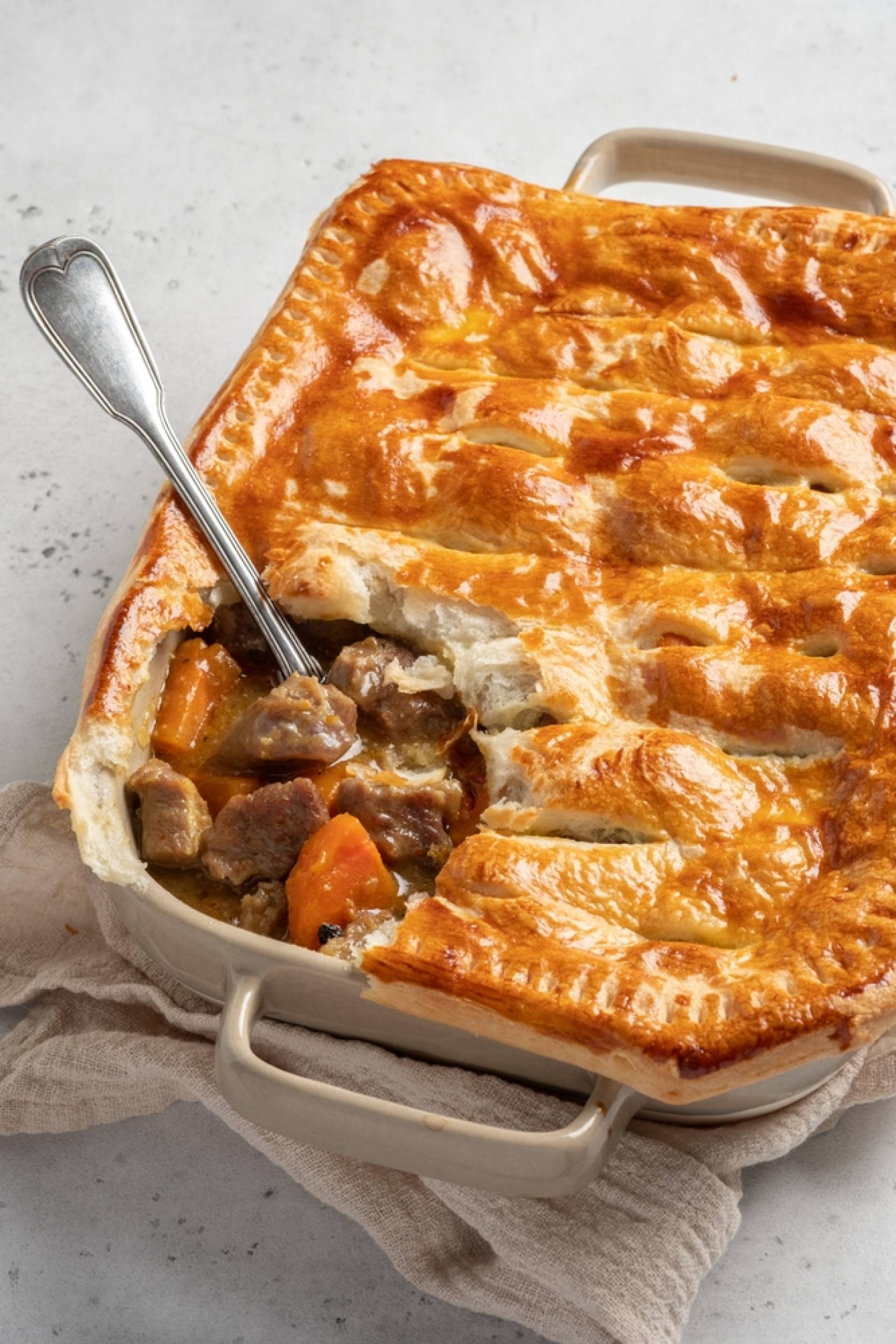 Pub Style Steak Pot Pie