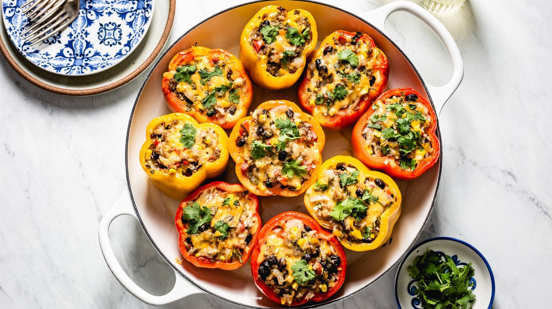 Whole30 Mexican Stuffed Bell Peppers