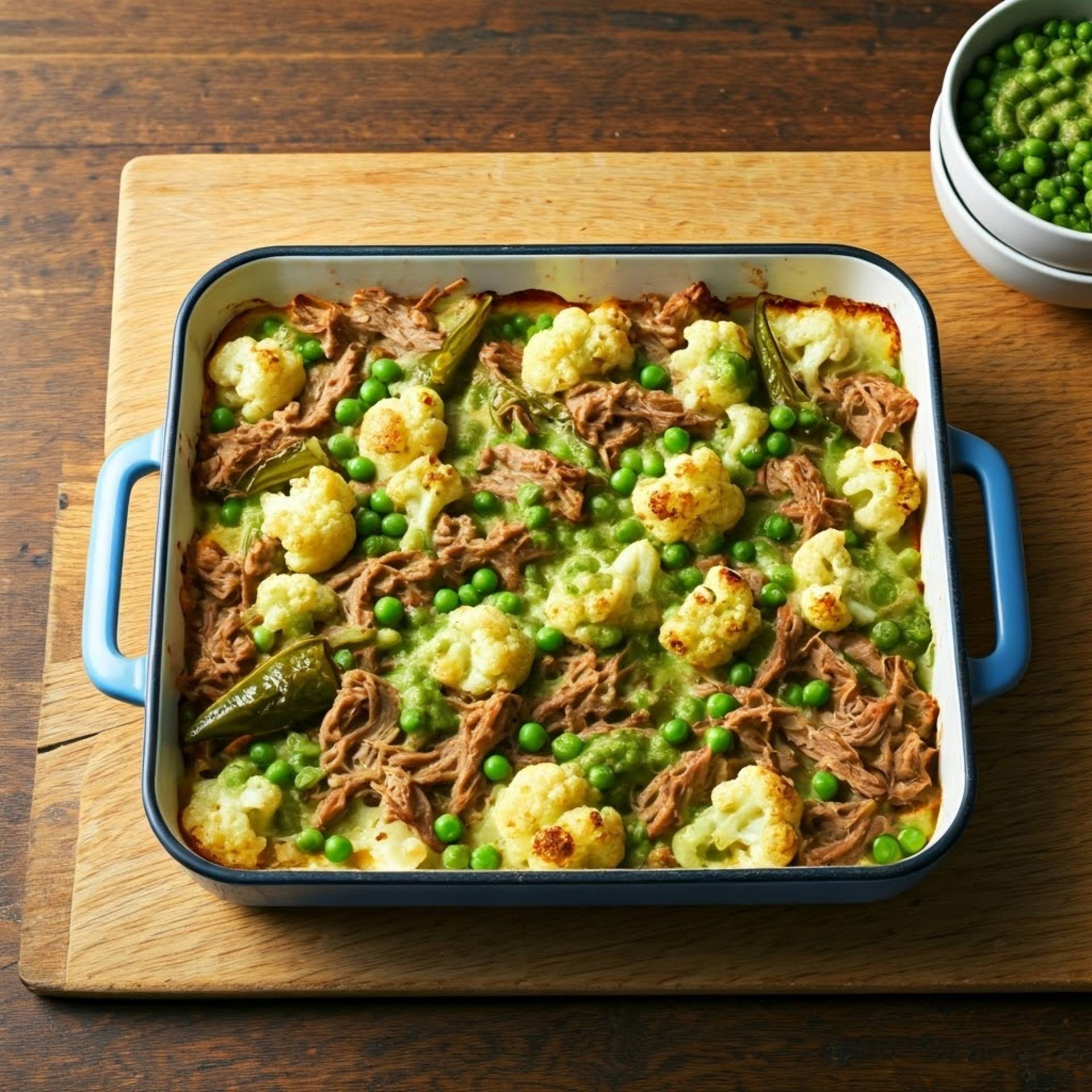 Whole30 Pork Carnita & Creamy Tomatillo Casserole