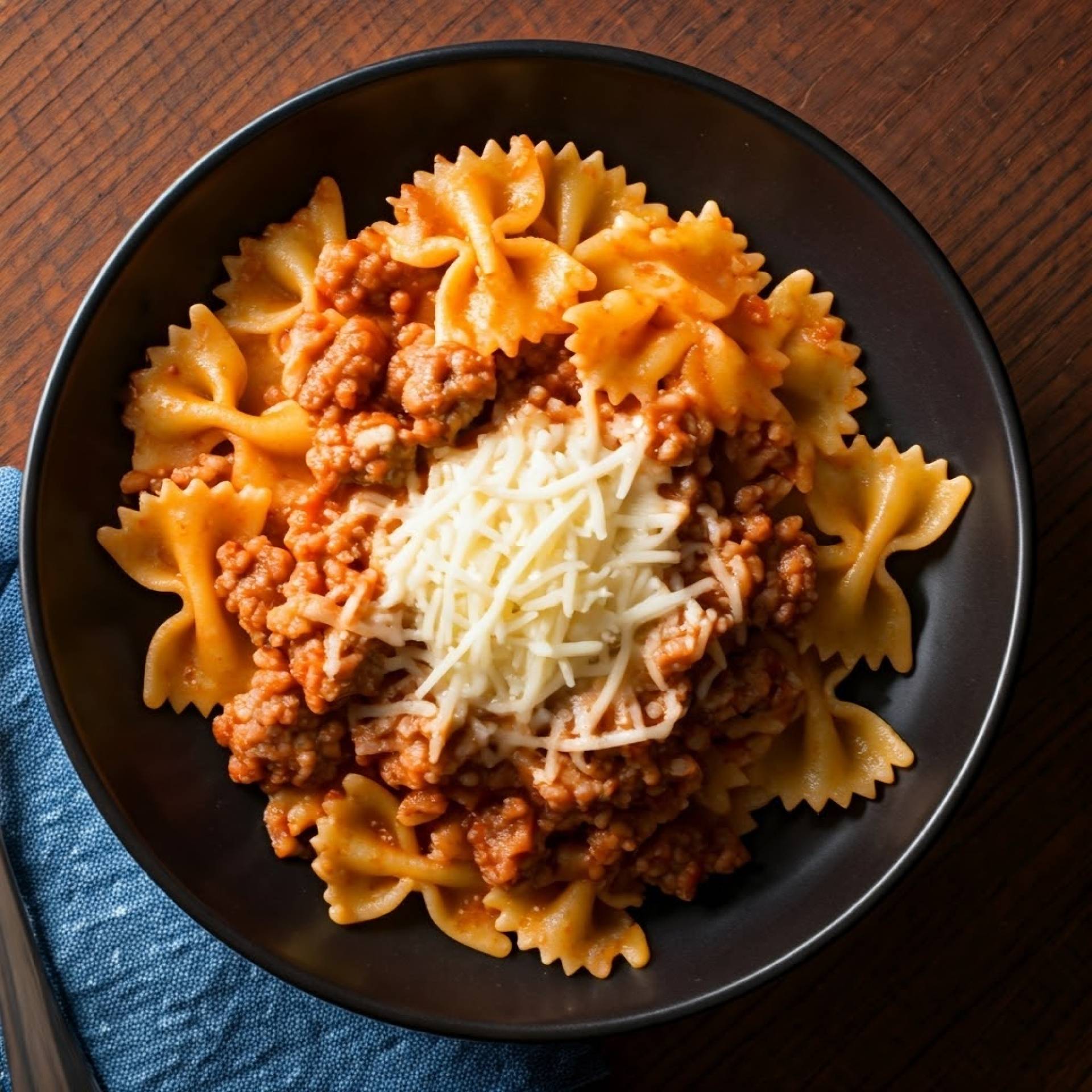 Pasta with Italian Sausage & Mozzarella