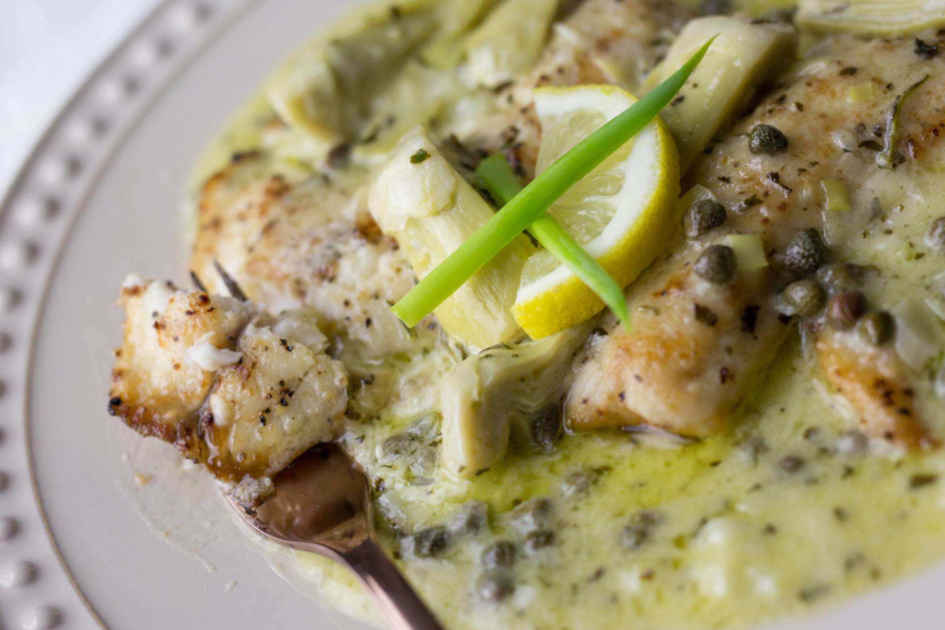 Monkfish Piccata