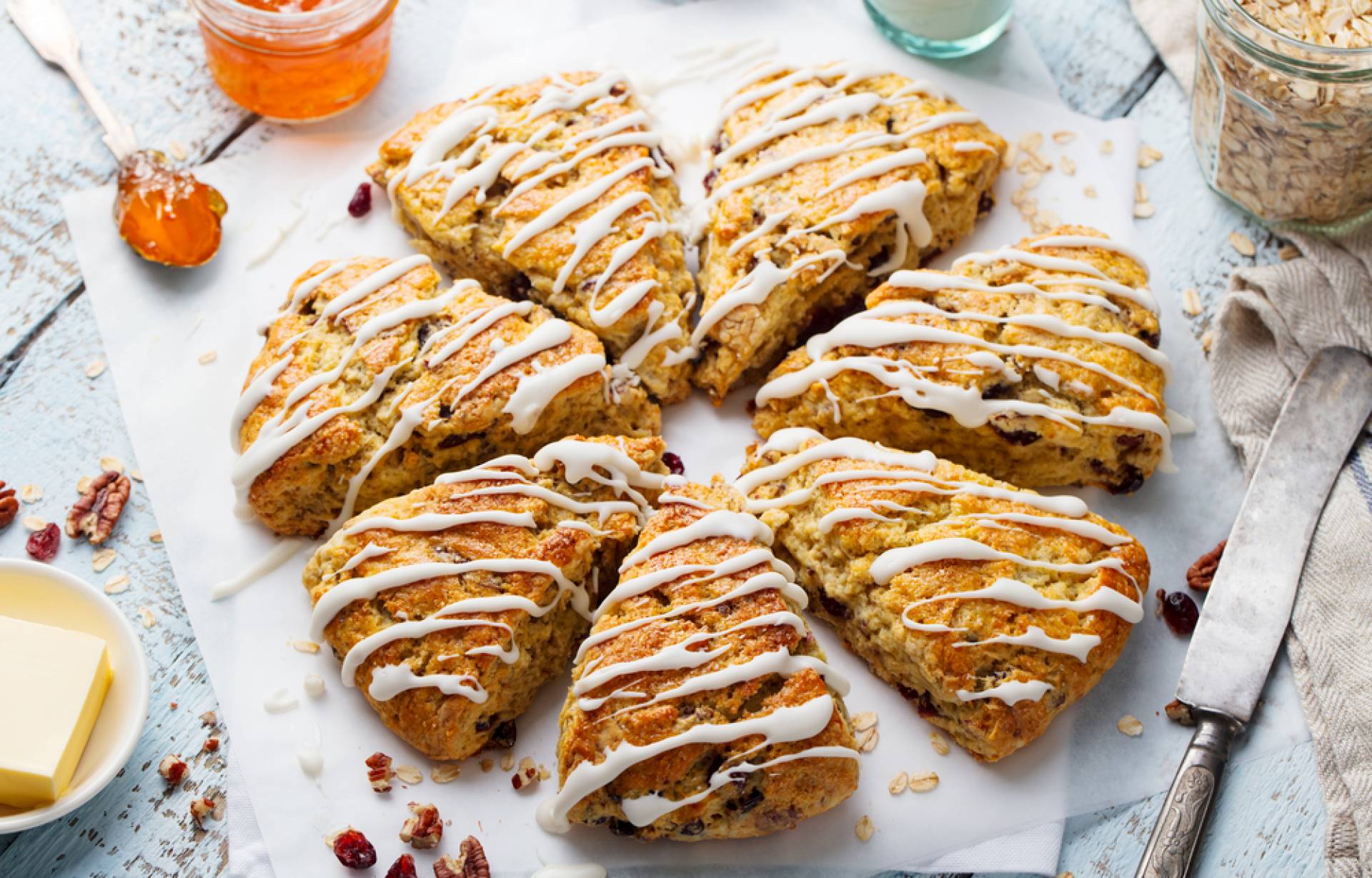 Cranberry Orange Scones