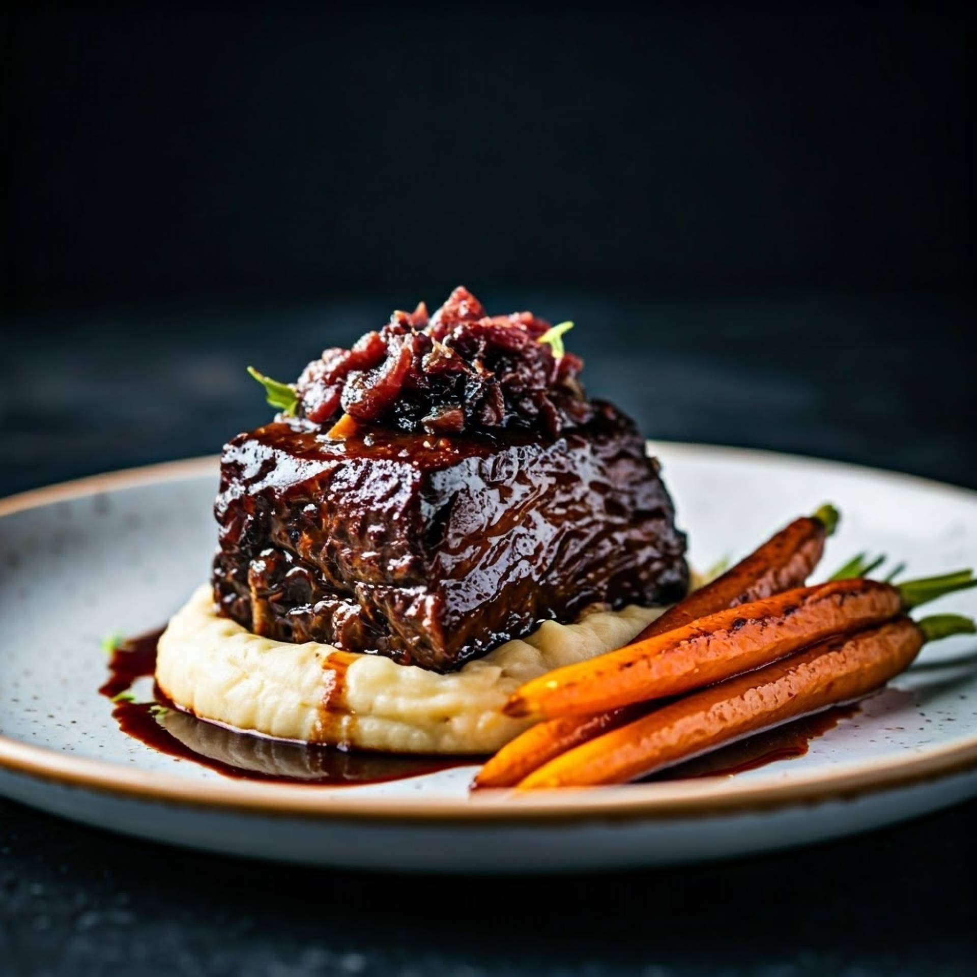 Whole30 Red Wine Braised Short Ribs