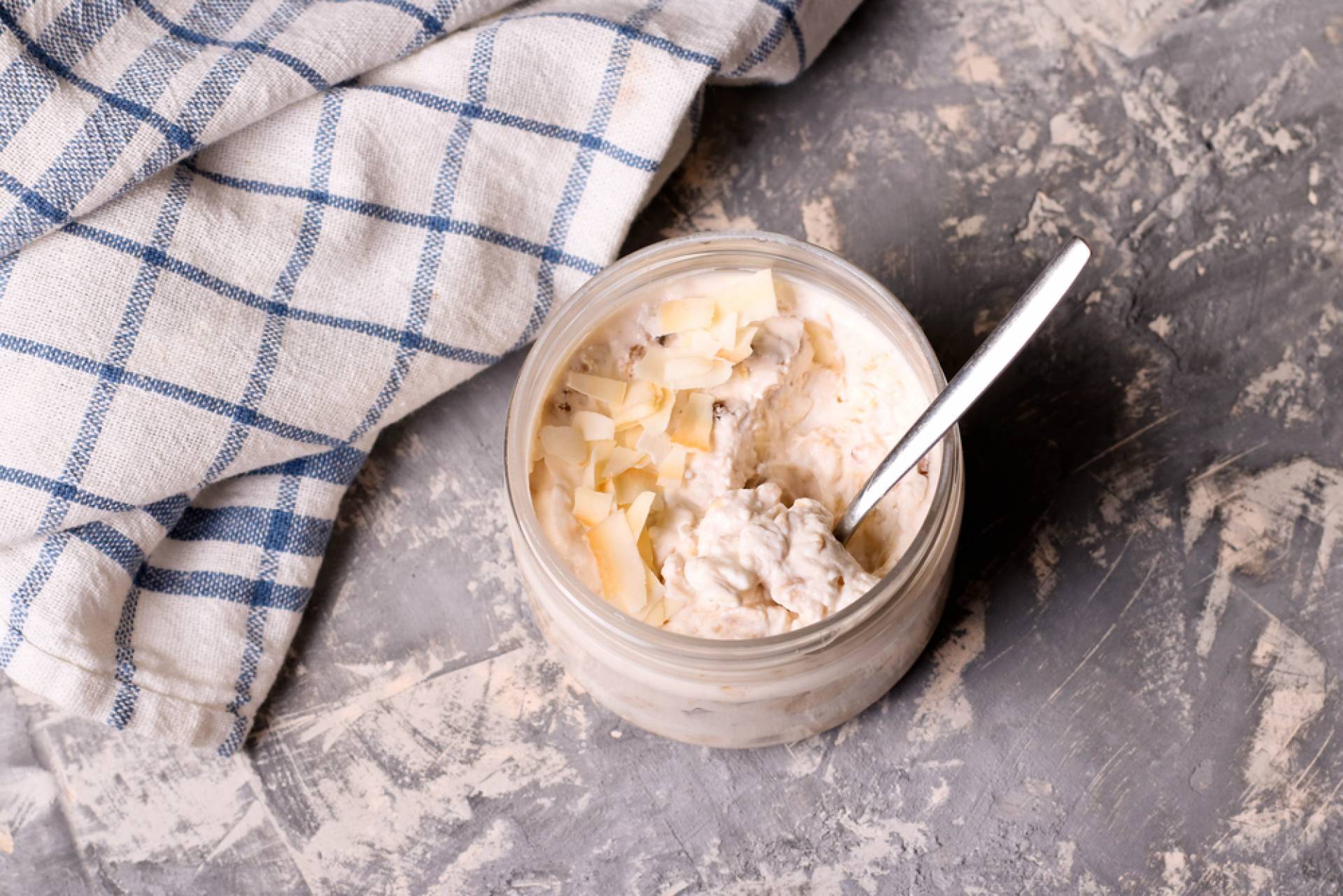 Coconut Cream Pie Overnight Oats