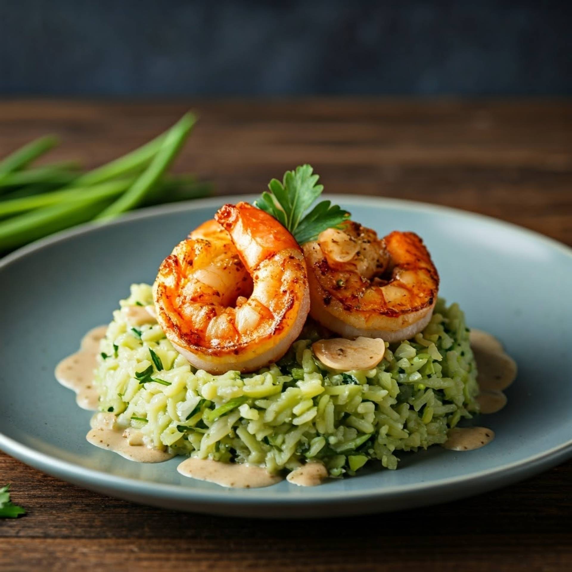 Whole30 Blackened Shrimp with Roasted Garlic Sauce