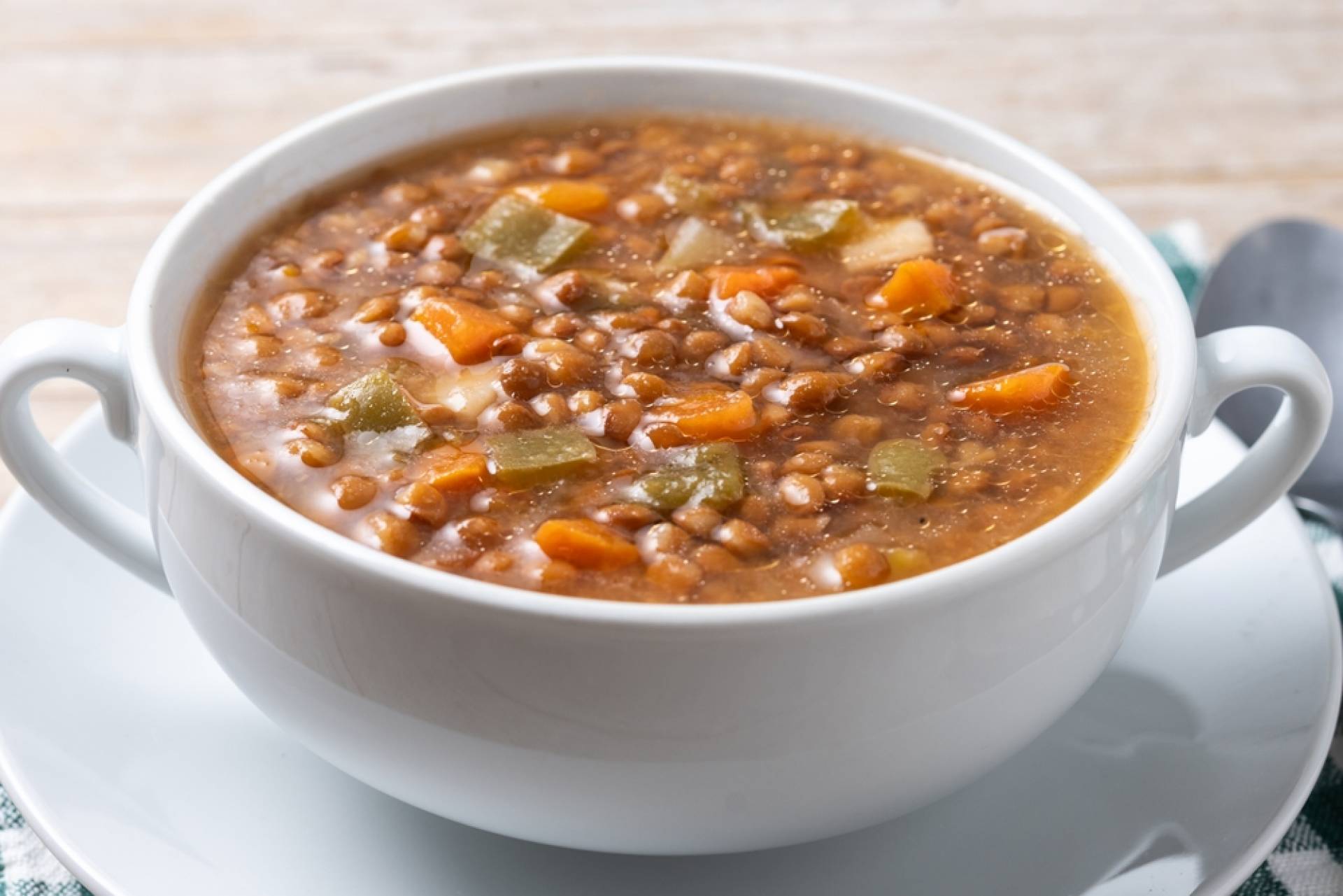 Curried Lentil Vegetable Soup