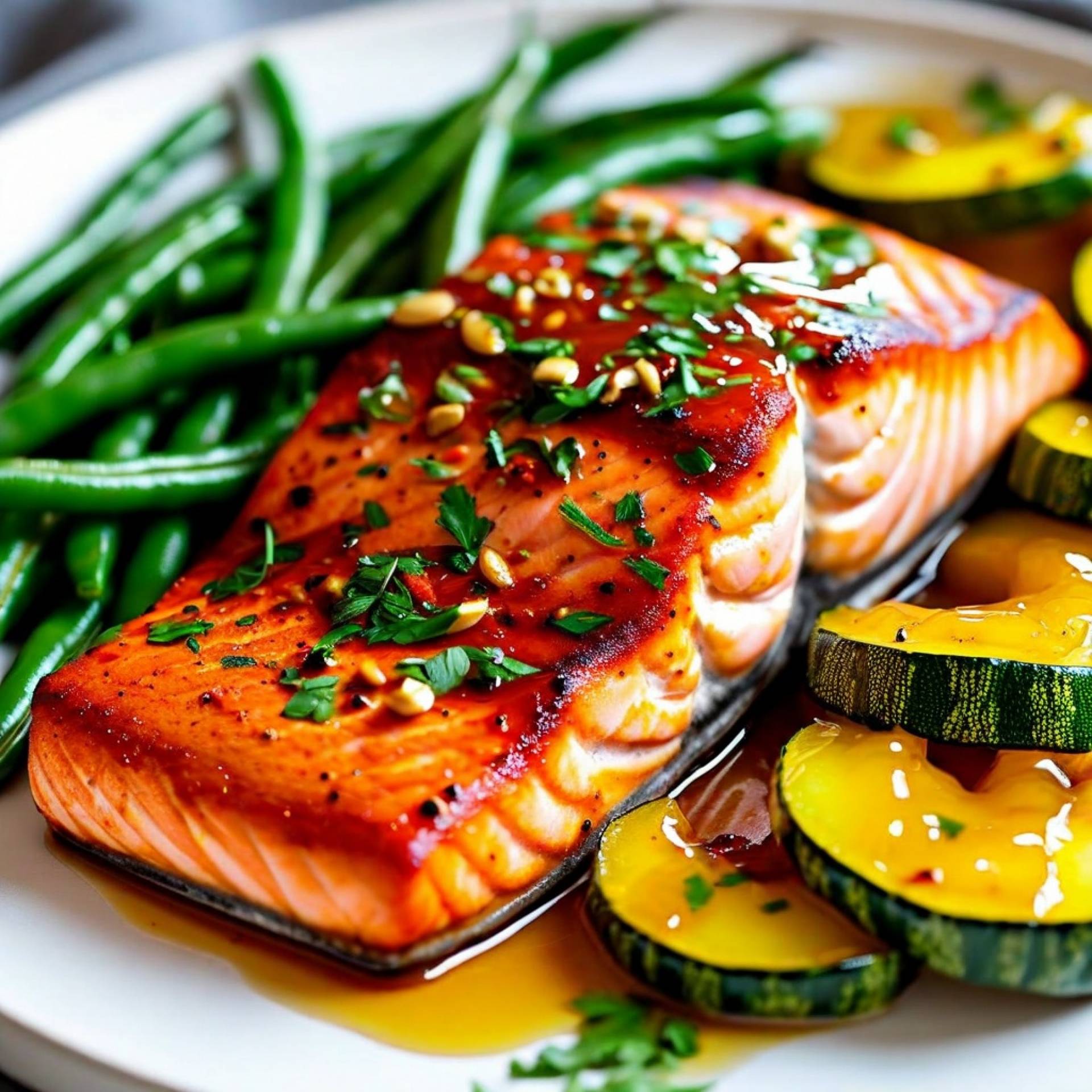 Mindful Meals Sweet Harissa Salmon