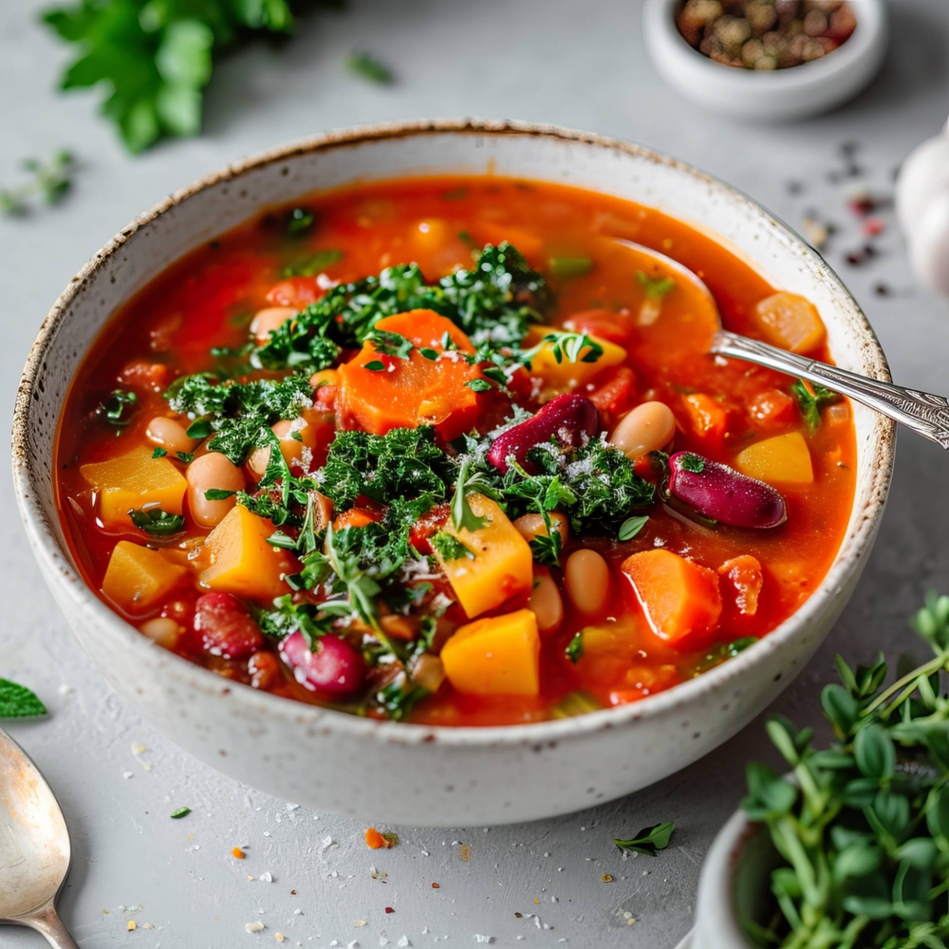 Whole30 Vegetable Beef Minestrone