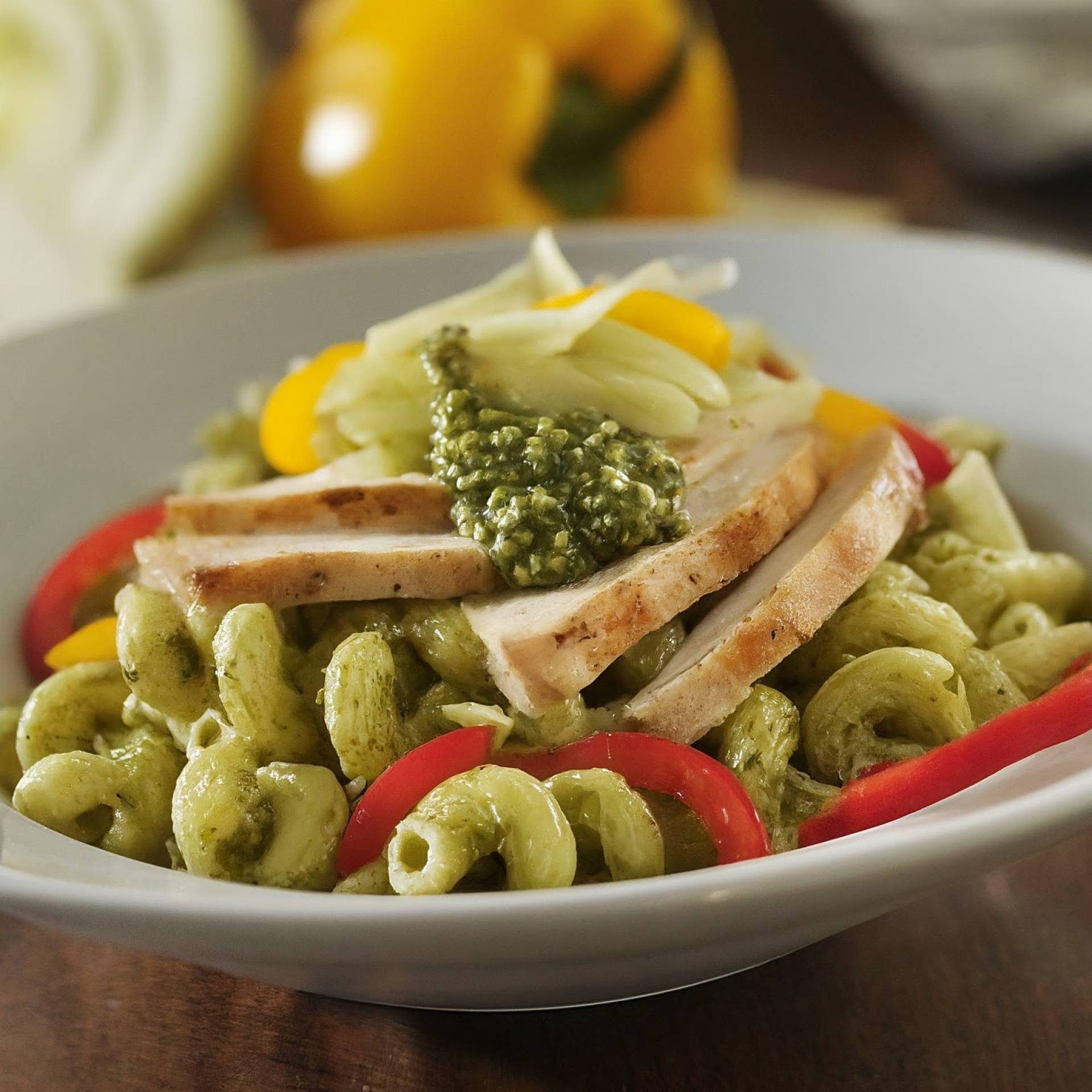 White Wine Pesto Pasta