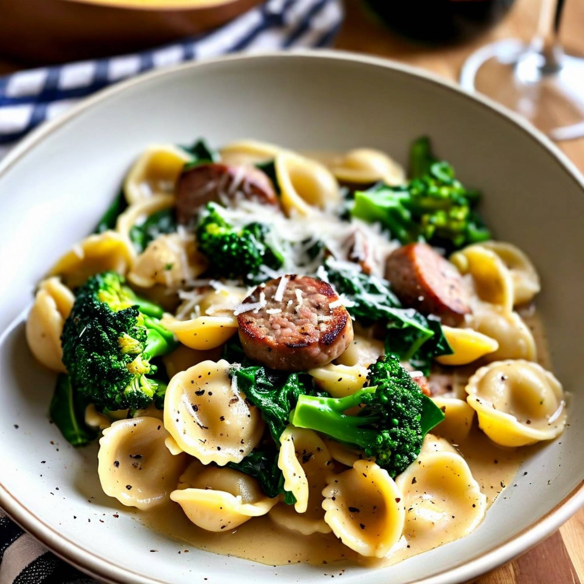 Orecchiette Pasta with Italian Sausage
