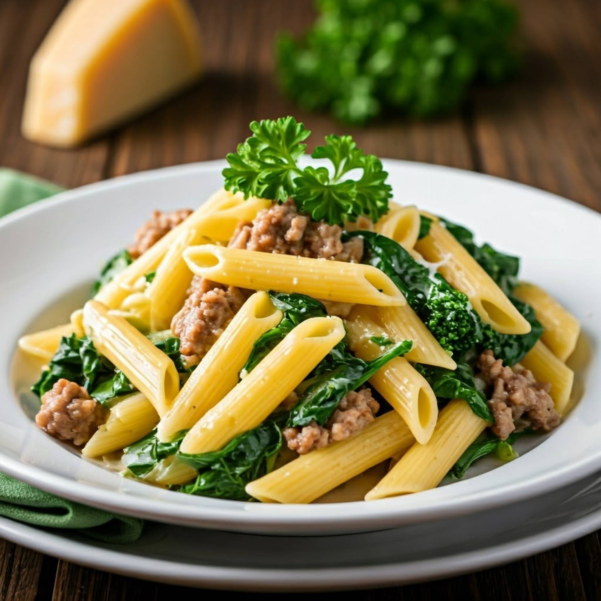 Mindful Meals Gluten Free Penne Pasta with Italian Sausage