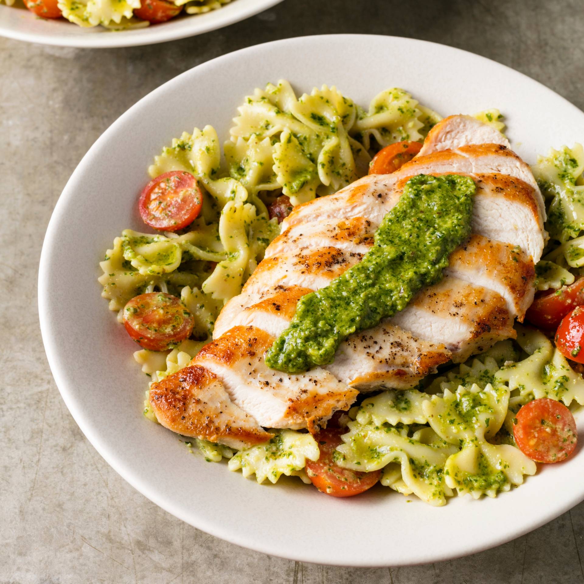 Grilled Pesto Chicken Pasta