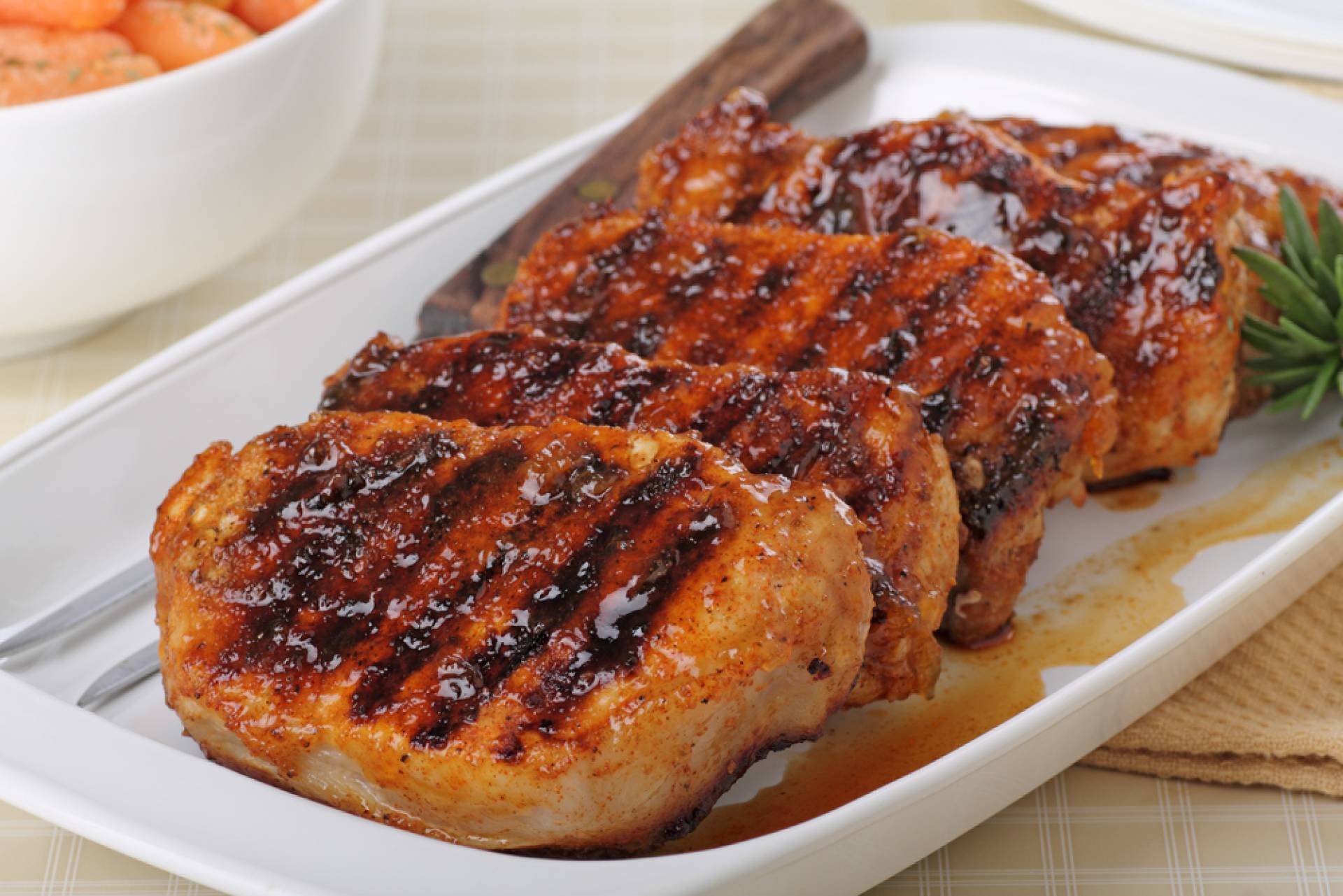 Honey Mustard Pork Chop