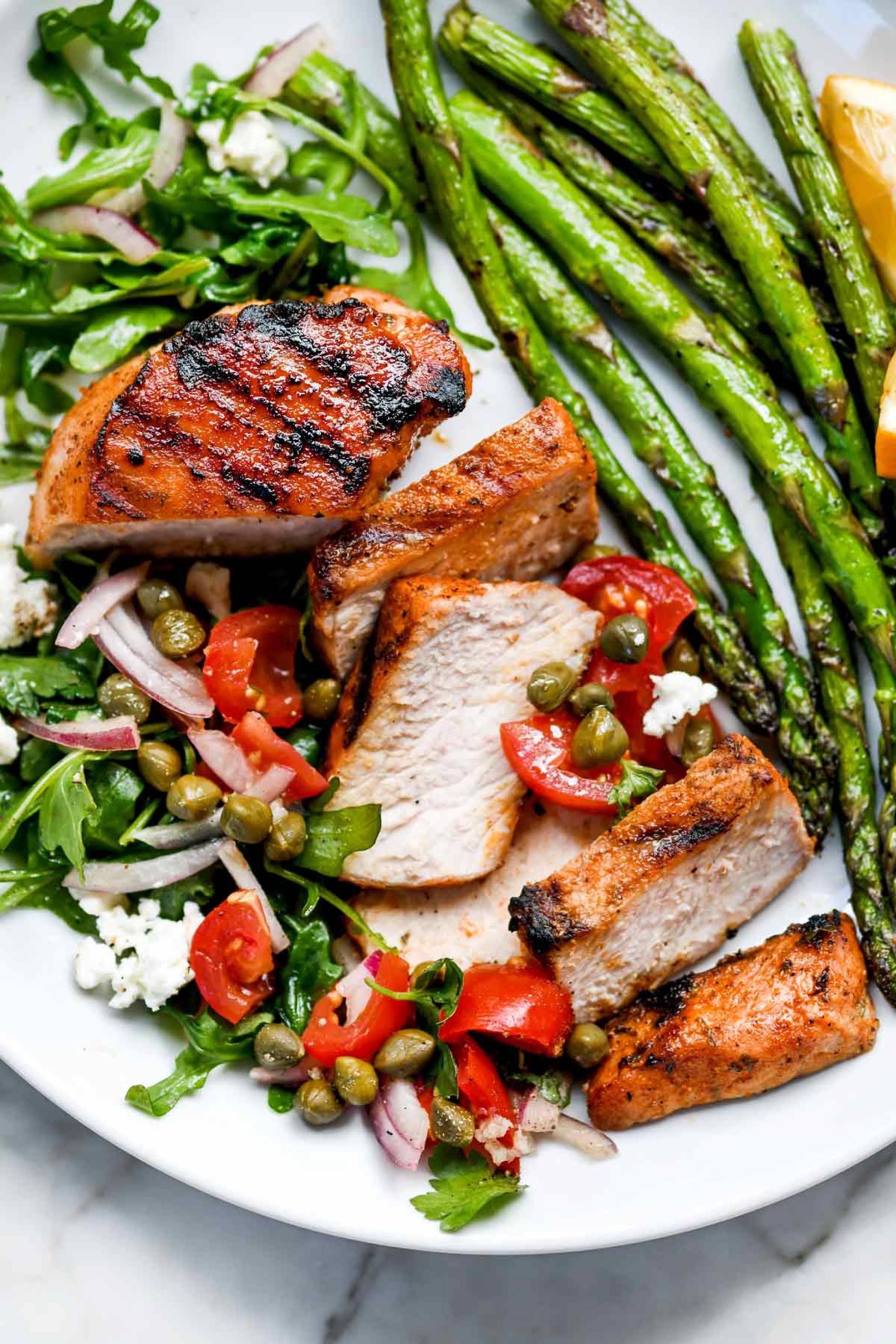 Whole30 Grilled Herb Pork Chops