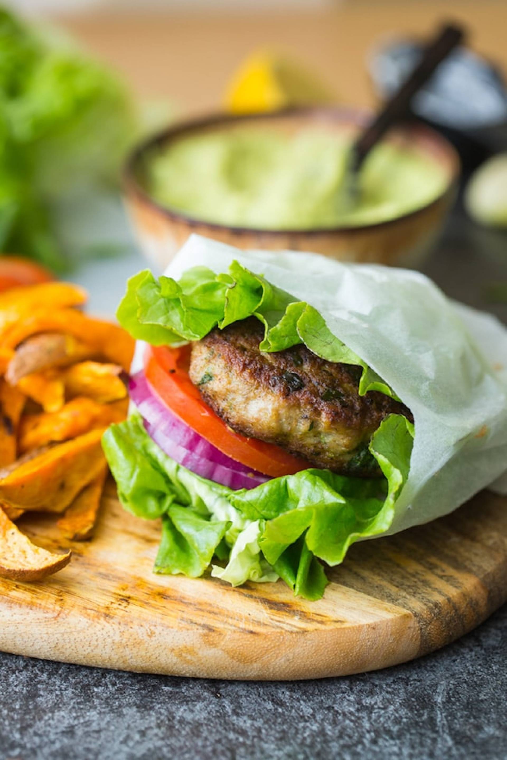 Whole30 Beef Slider Lettuce Wrap Lunch
