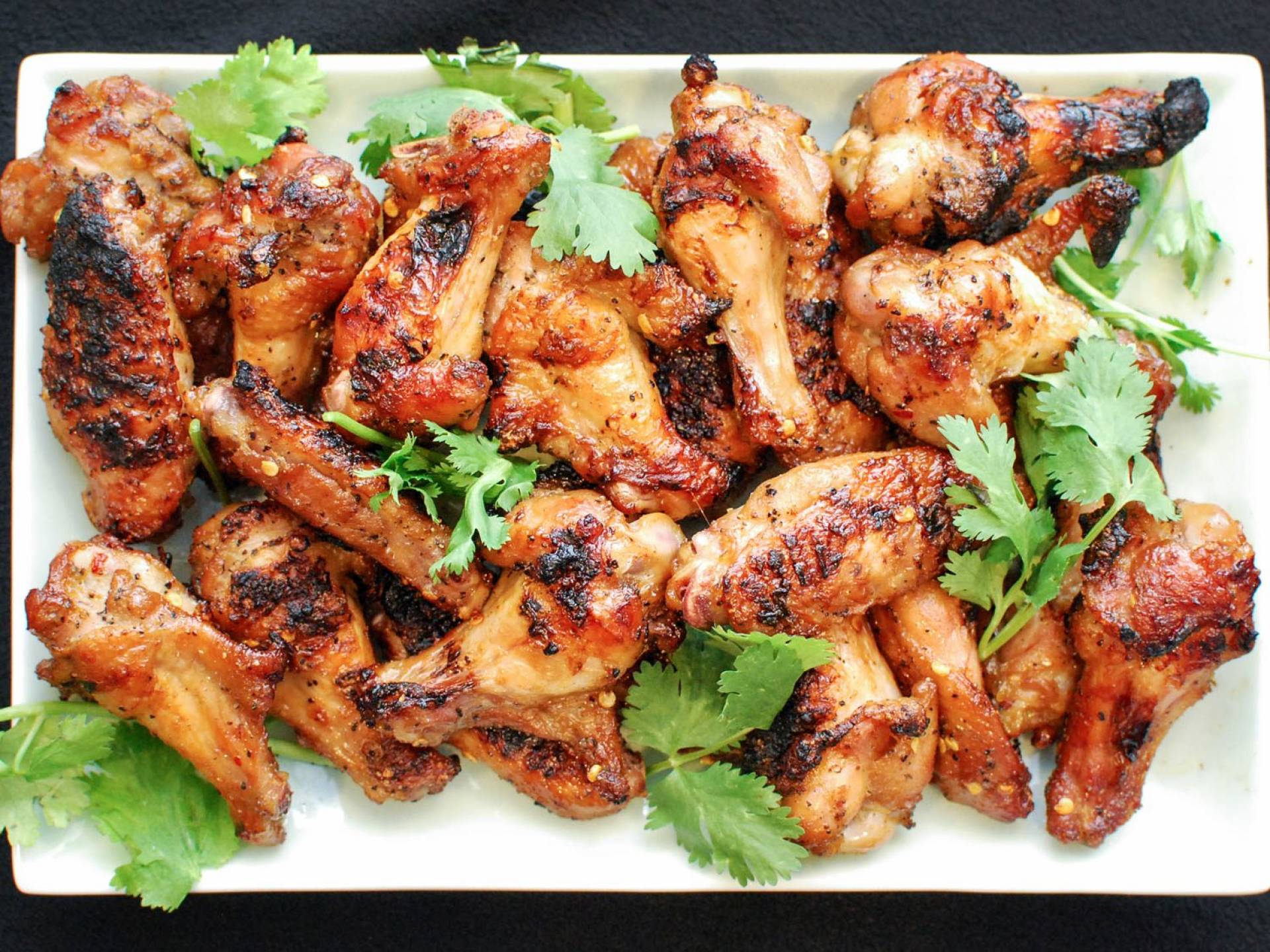 Whole30 Asian Chicken Wings Lunch
